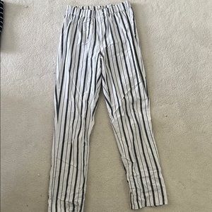 straight leg brandy pants